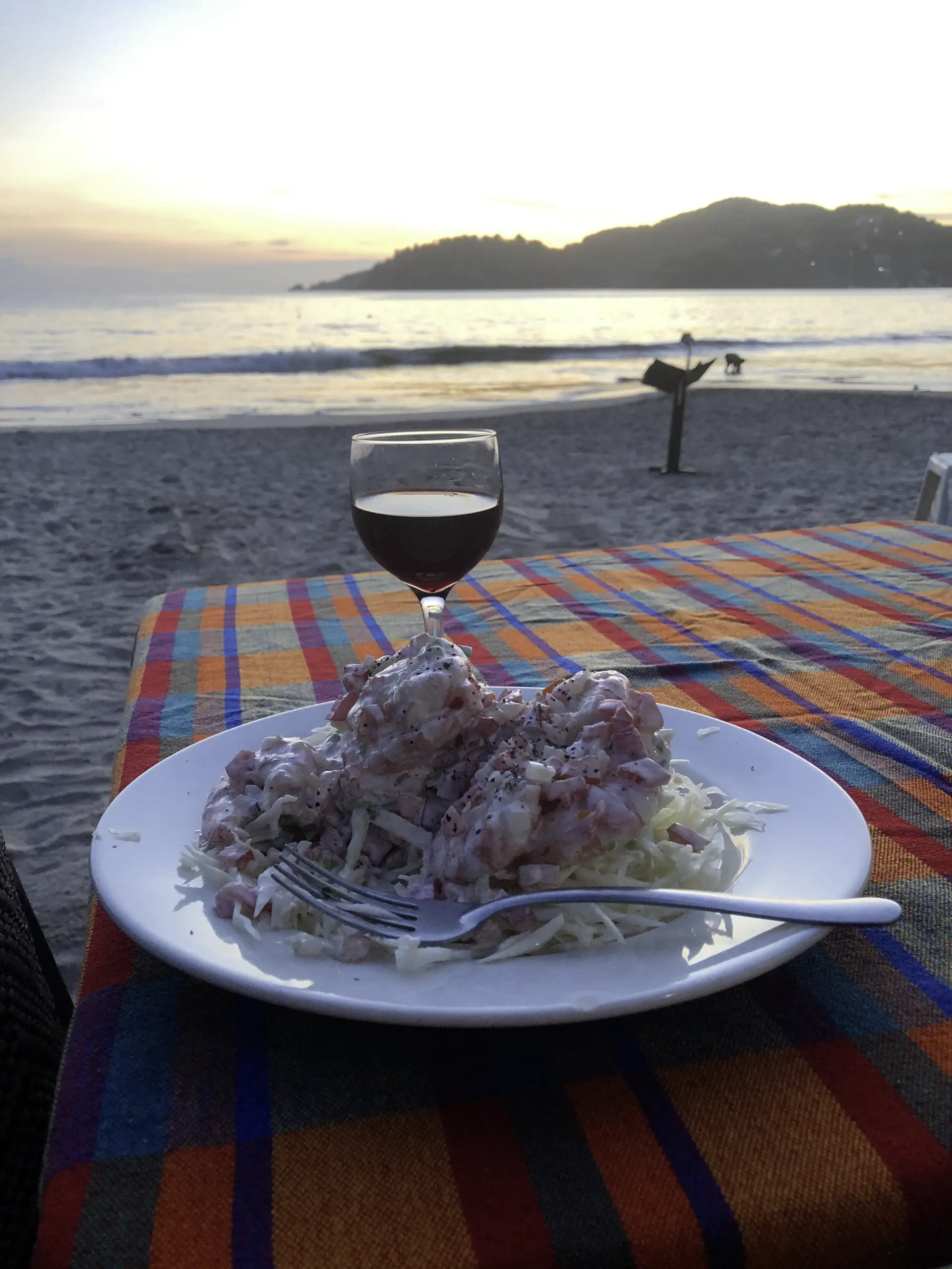 Dining at La Ropa Beach